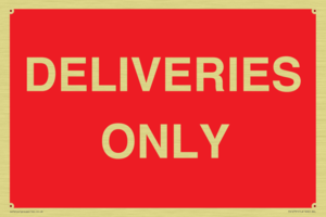 DELIVERIES ONLY